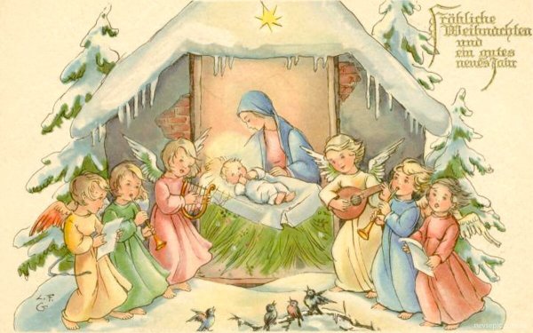 Рождественская открытка