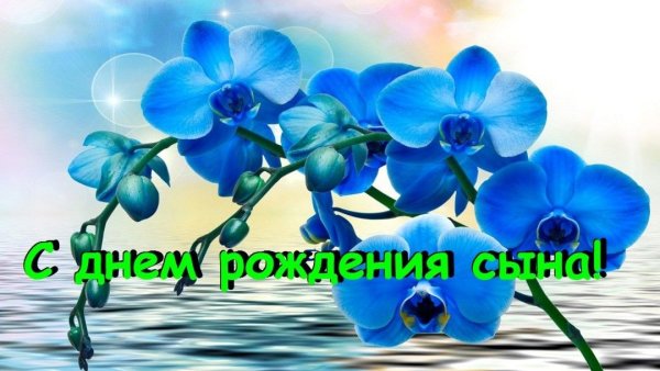 С днем рождения, сыночек!