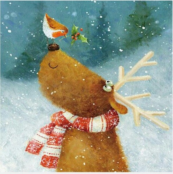 Художник Jan Pashley новогоднее настроение