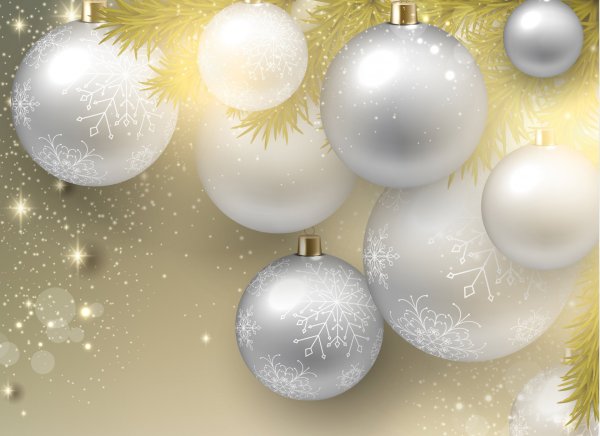 Красивый новогодний фон