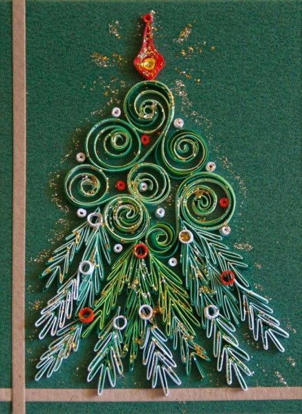 Квиллинг новый год