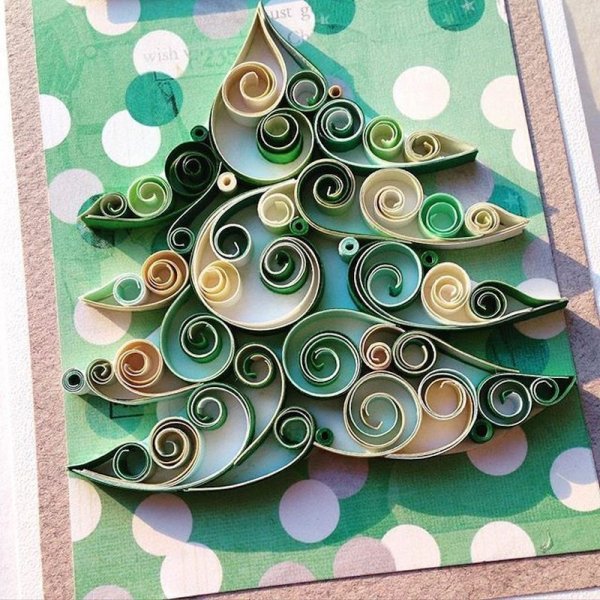Квиллинг елочка