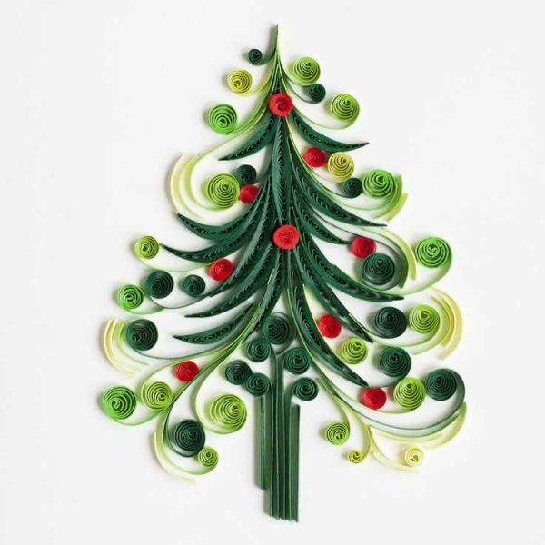 Квиллинг елочка