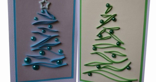 Контурный квиллинг новый год