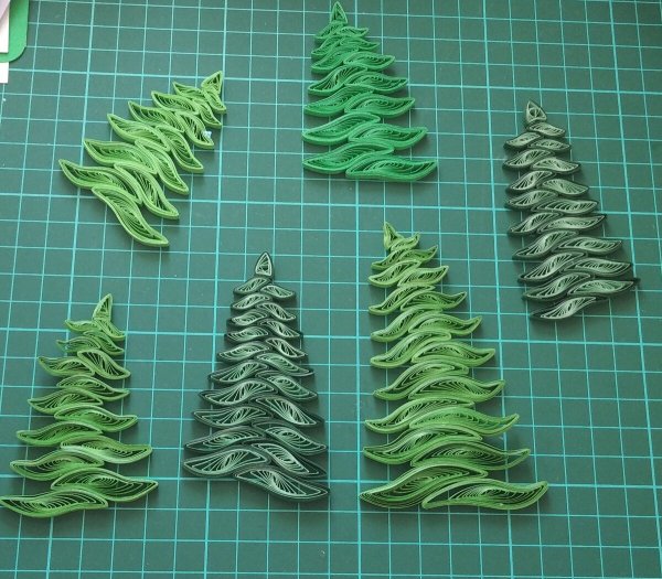 Квиллинг елочка