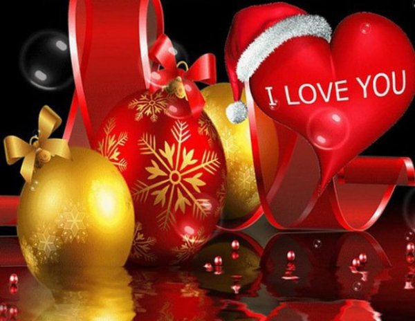 С наступающим новым годом любимая