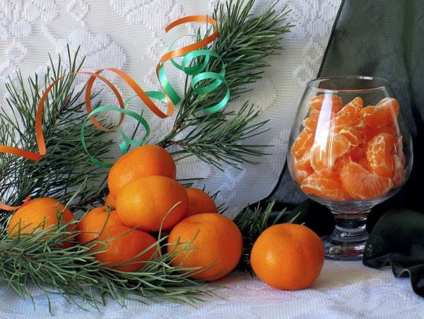 Мандарины новый год