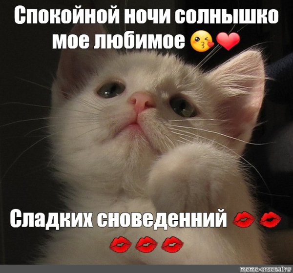 Спокойной ночи солнышко