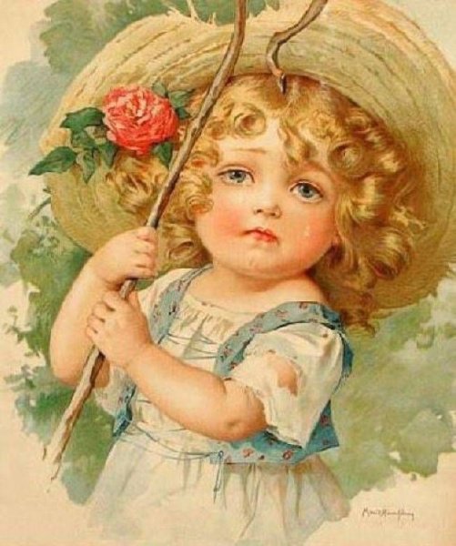 Открытки художницы Maud Humphrey Bogart