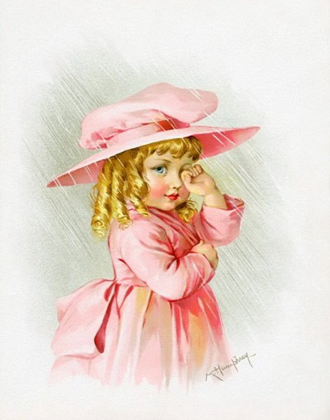 Винтажные открытки Maud Humphrey