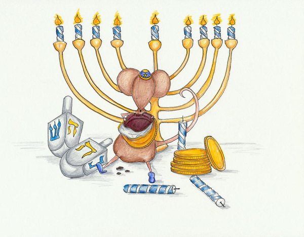 Поздравительные открытки к Хануке