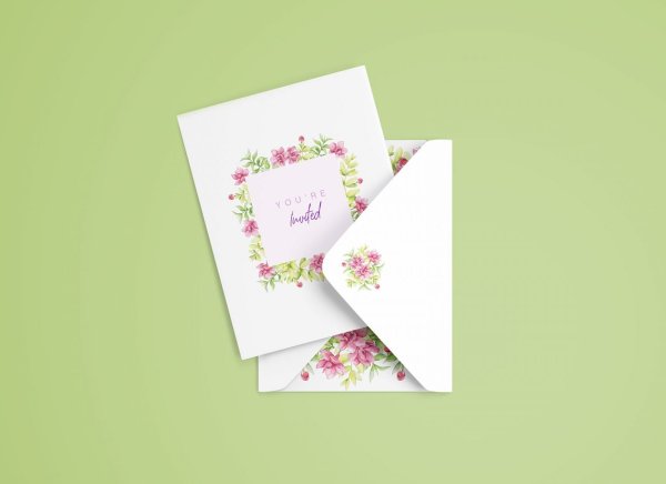 Открытка односторонняя