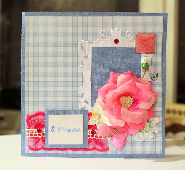 Открытка прямоугольная