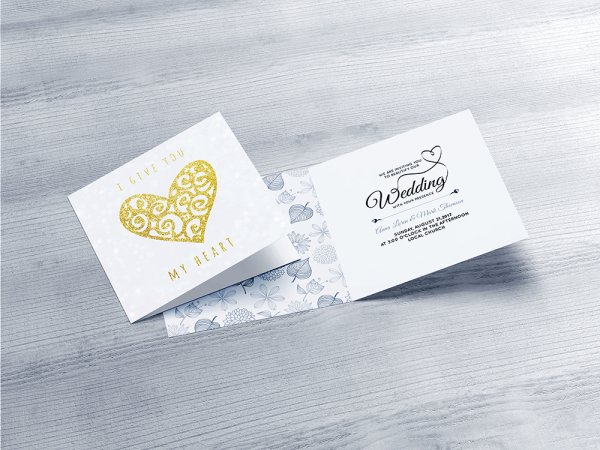 Мокап приглашения