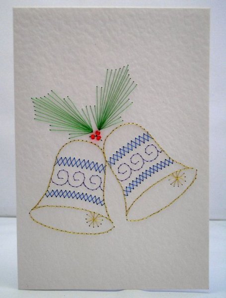 Новогодняя елка в технике изонить