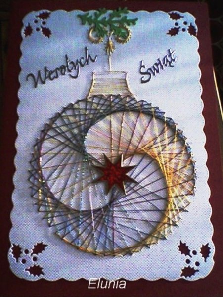 Изонить новый год