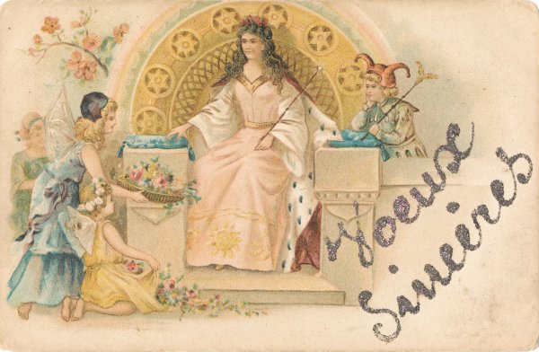 Открытка в стиле Франция