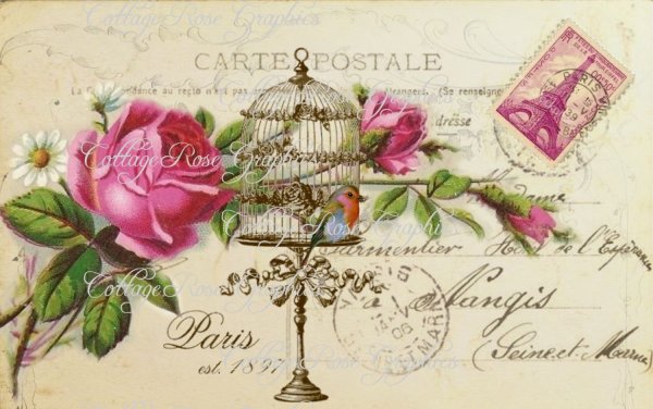 Скрапбумага про Париж