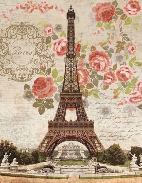 Надпись Париж