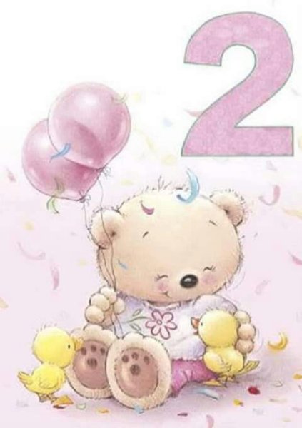 С двумя месяцами девочке