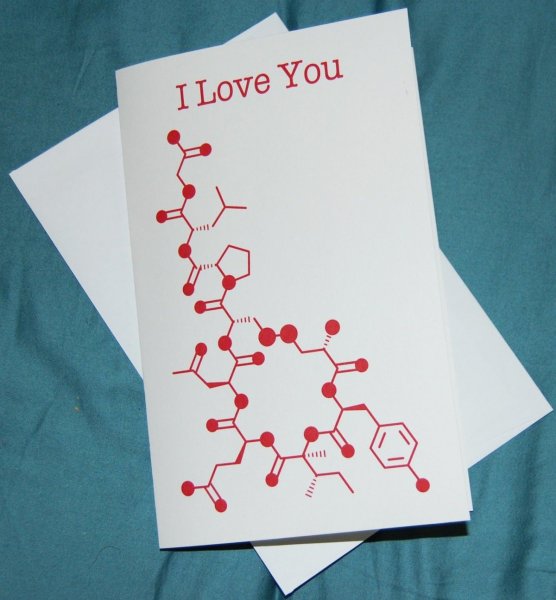 Валентинки с химическими элементами