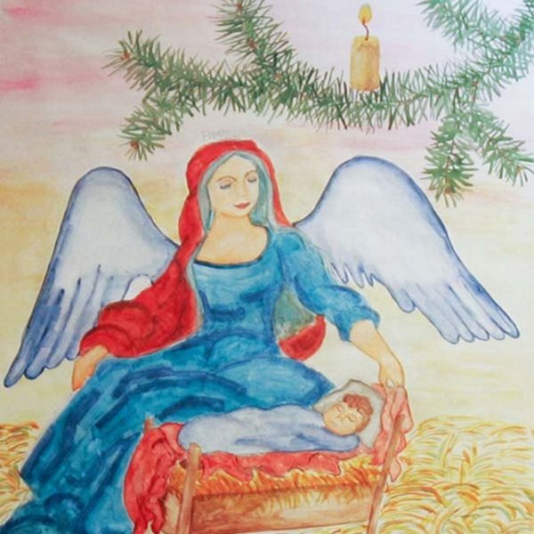 Рождественские рисунки карандашом