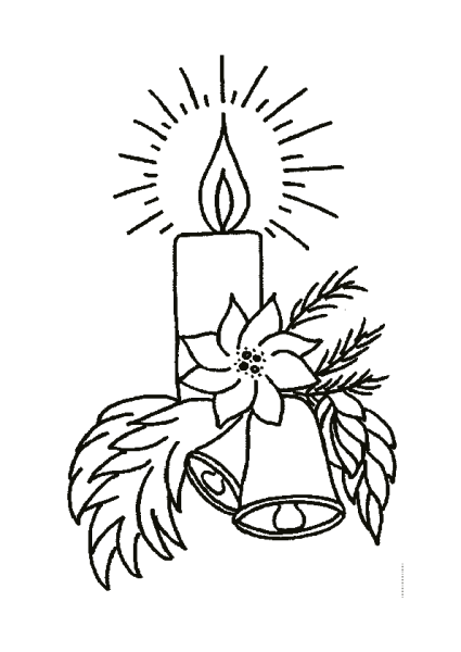 Рождественские раскраски