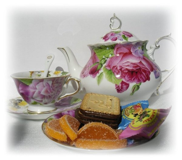 Утреннего чаепития с пожеланиями