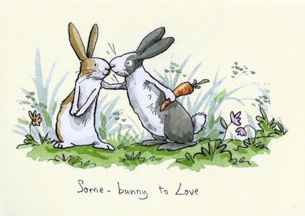 Anita Jeram иллюстрации кролики