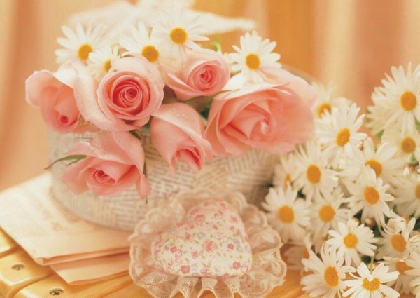 Нежные цветы для мамы