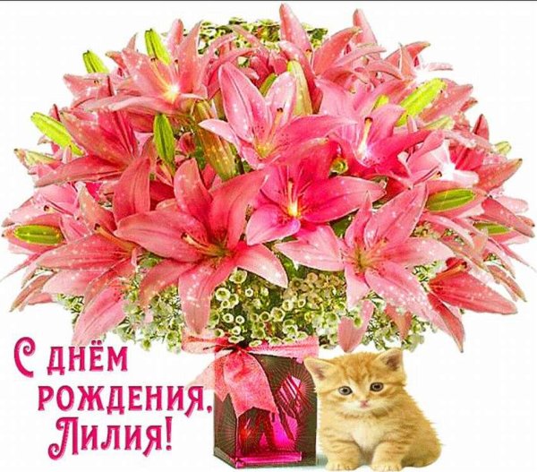С днём рождения Лилия