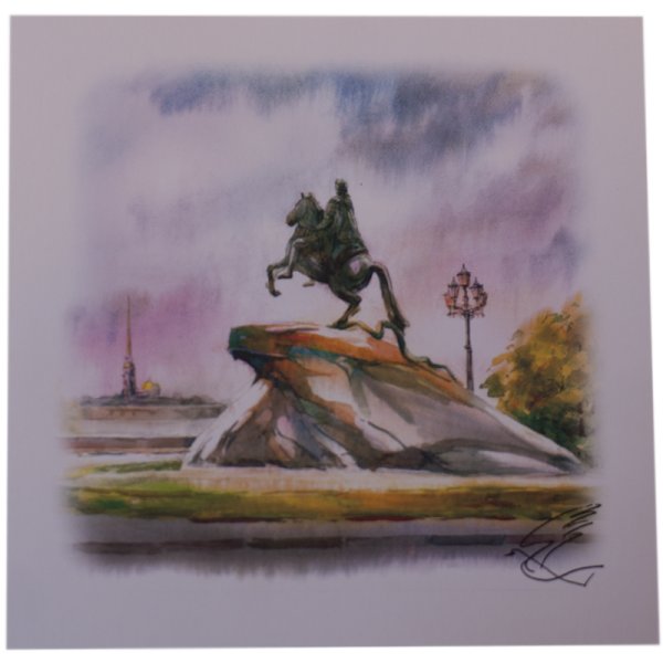 Памятник Петру 1 в Санкт-Петербурге медный всадник иллюстрация