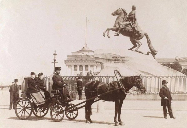 Медный всадник в Санкт Петербурге 19 век