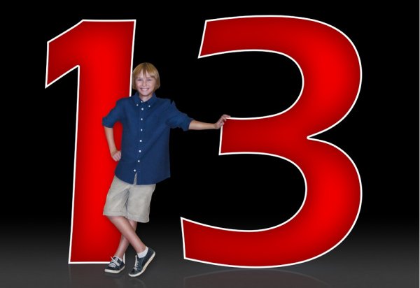 С днем рождения 13 лет