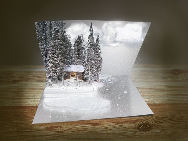 Необычные новогодние открытки