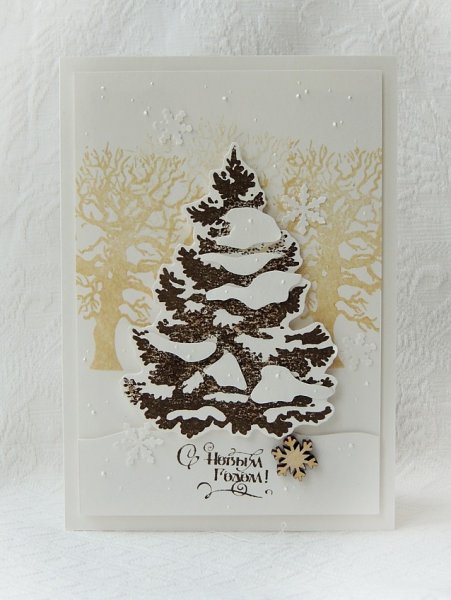 Крафтовые конверты новогодние