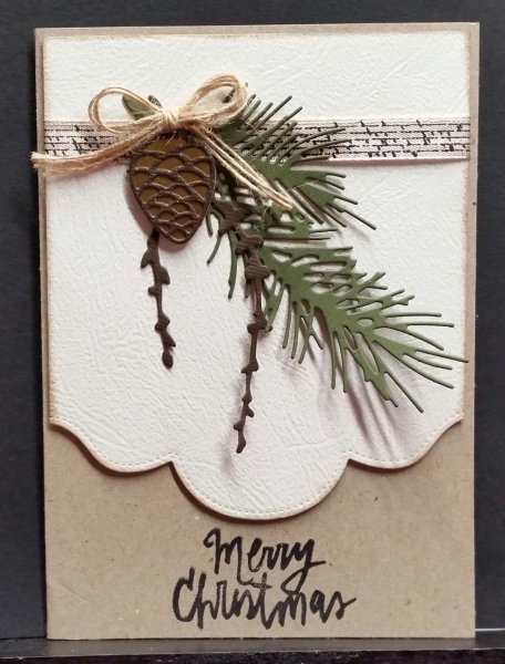 Новогодние бирки на крафт бумаге