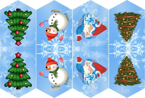 Флажки с новым годом