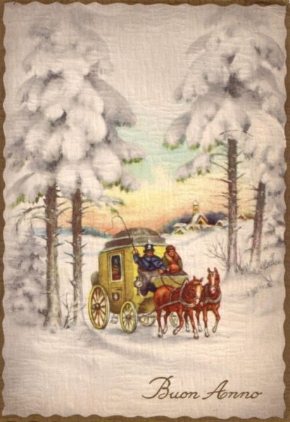 Итальянские Рождественские открытки