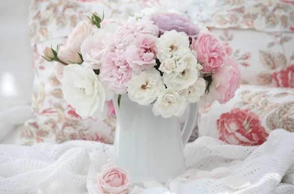 Цветы в стиле шебби