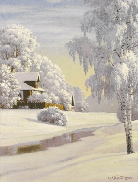 Художник Олег Кангин