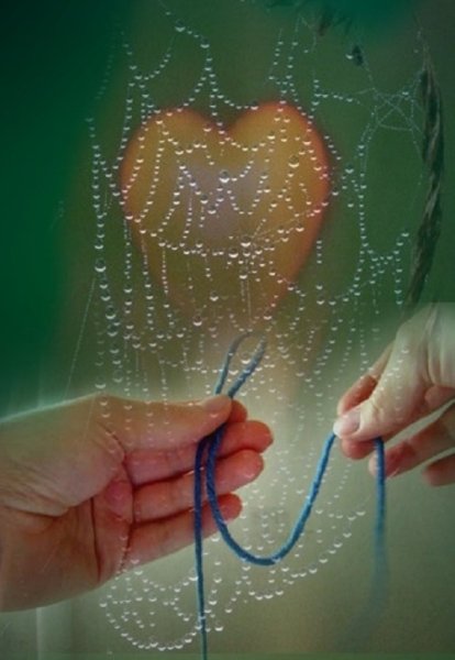 Соединить нити