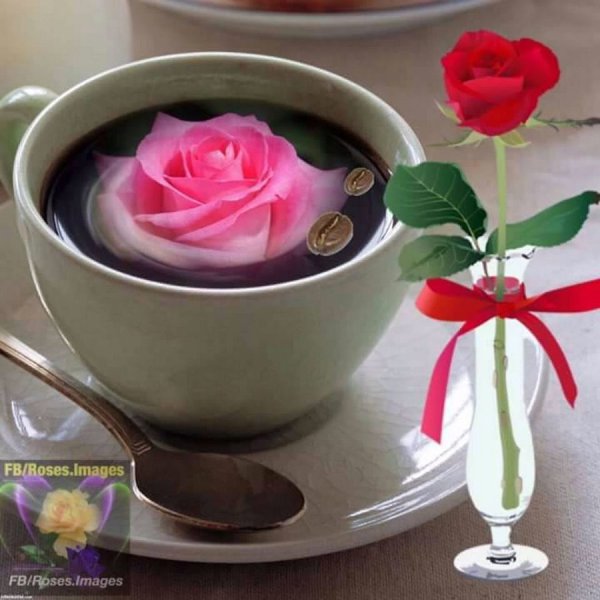 Утренний кофейный поцелуй