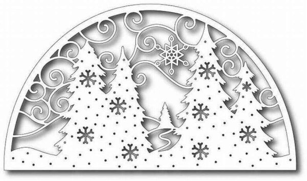 Узоры на окна к новому году