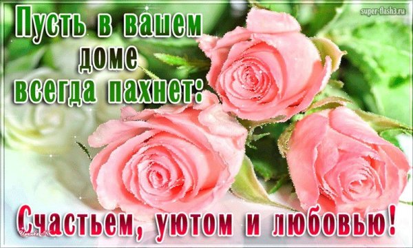 Счастье вашему дому цветы