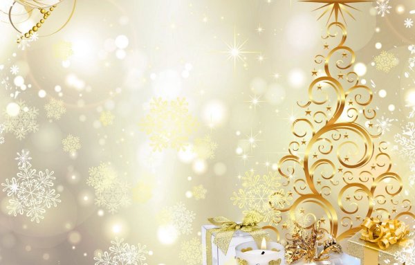 Красивый новогодний фон