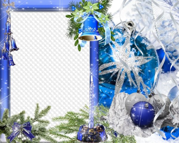 Рамка для новогодней открытки