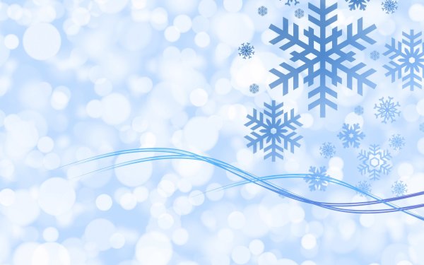 Зимний фон со снежинками