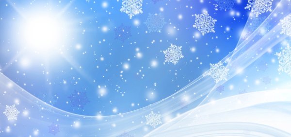 Фон для презентации снежинки