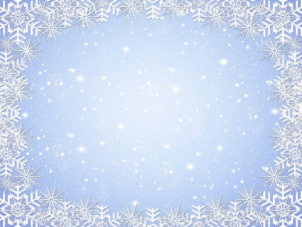 Рамка снежинки
